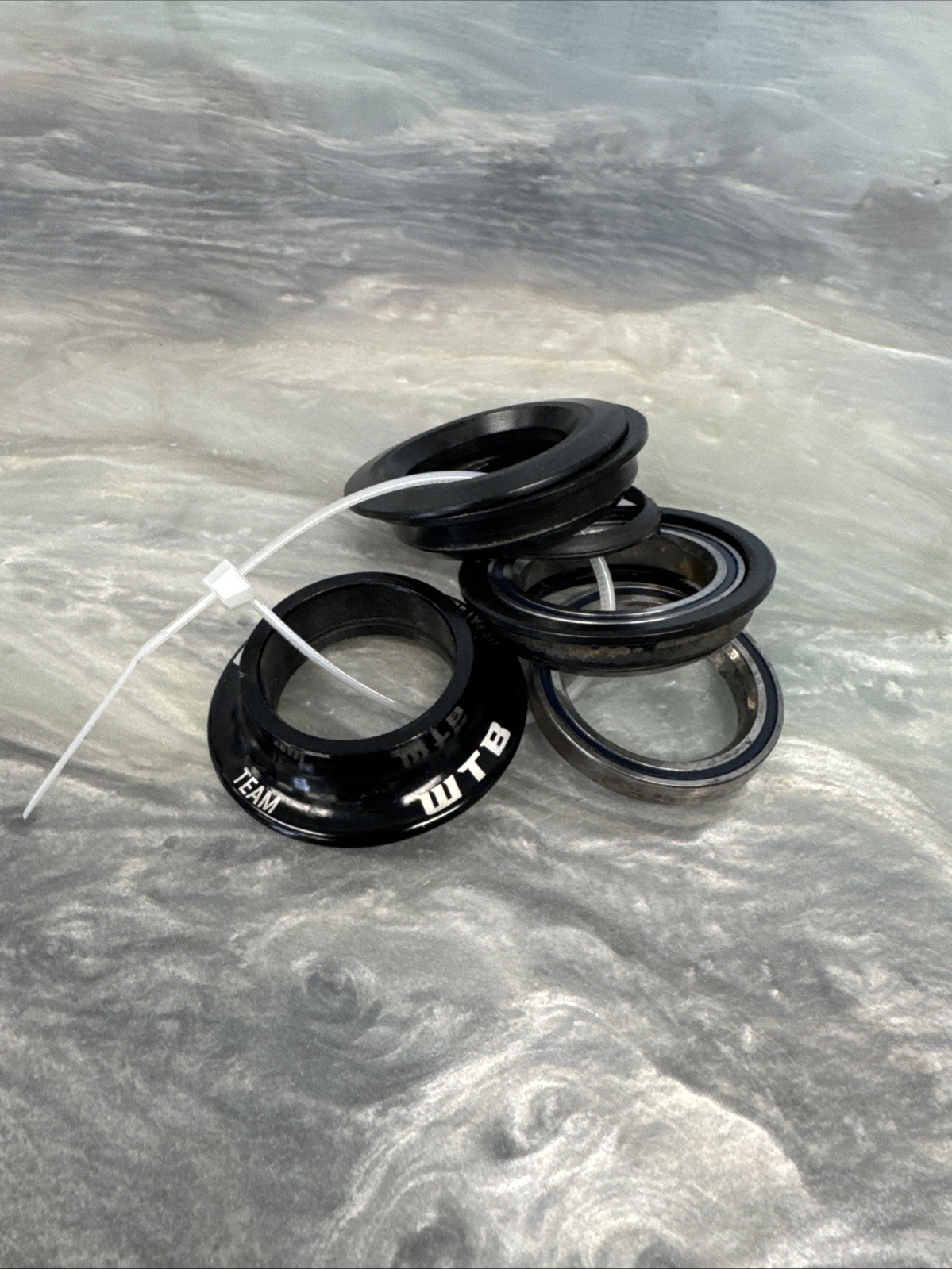 WTB TEAM Cartridge 1-1/8" Headset Black Threadless MTB BMX Gravel CX