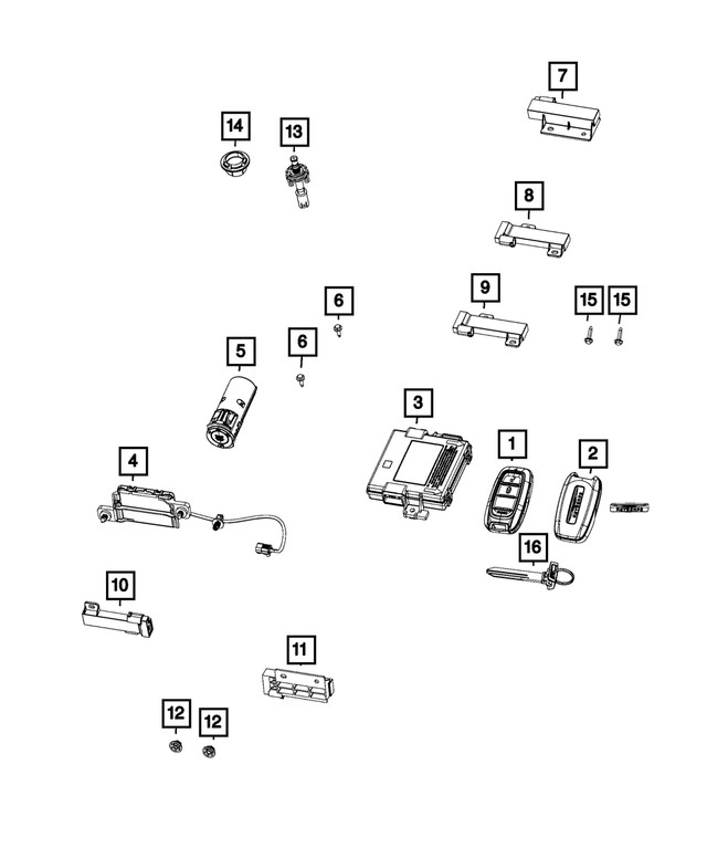 Genuine Mopar Hub Receiver 68383680AC