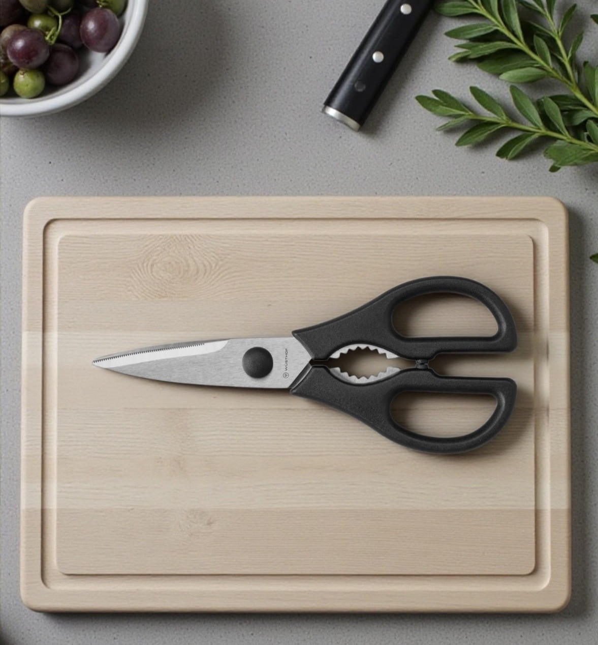 Wusthof Come-Apart Pull-Apart Kitchen Shears Kitchen Scissors 5558 Black BN