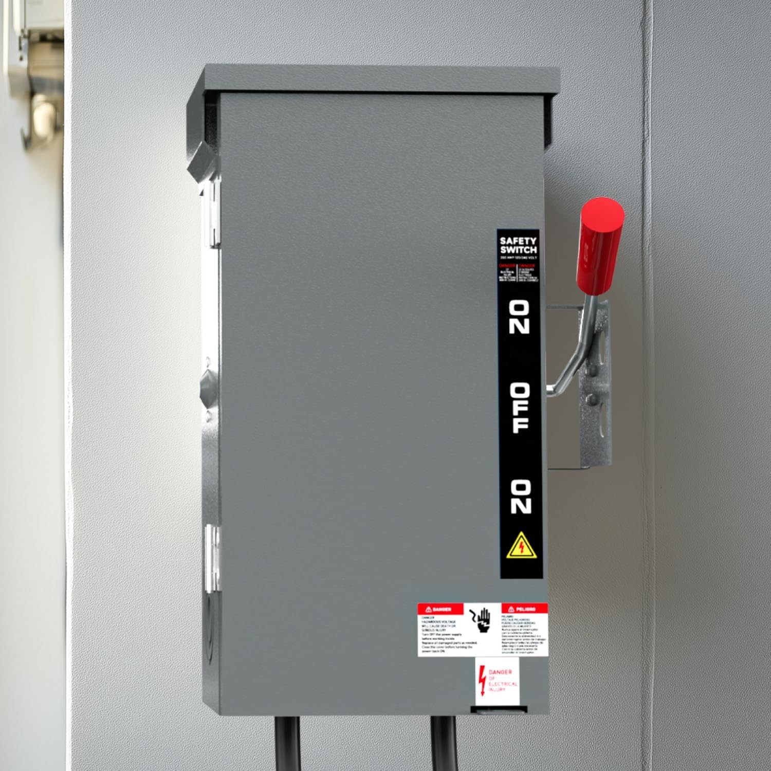 200A Generator Transfer Switch for Home, Manual Double-Throw Disconnect Switch