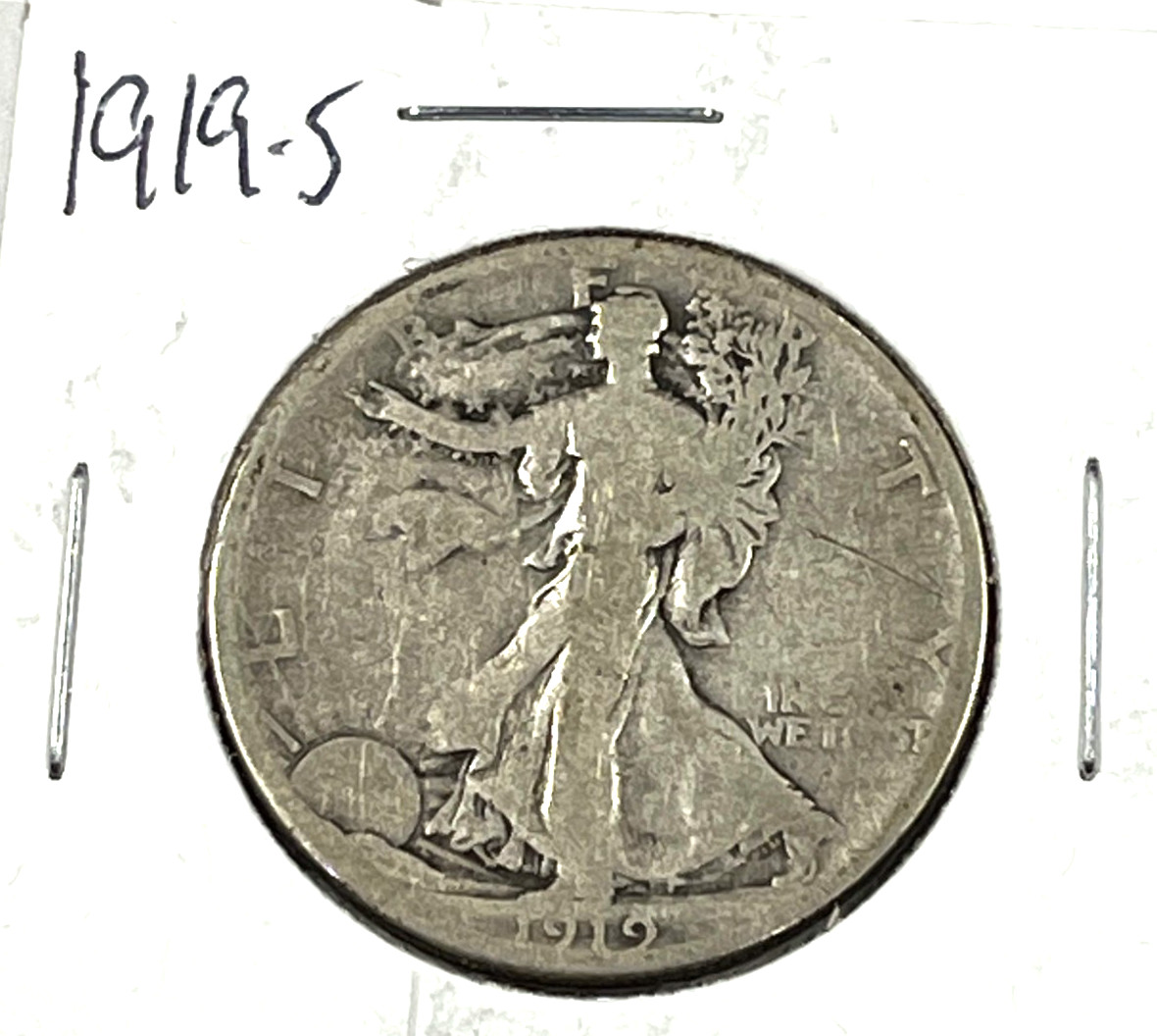 1919-S Walking Liberty Half Dollar : Very Good  Details