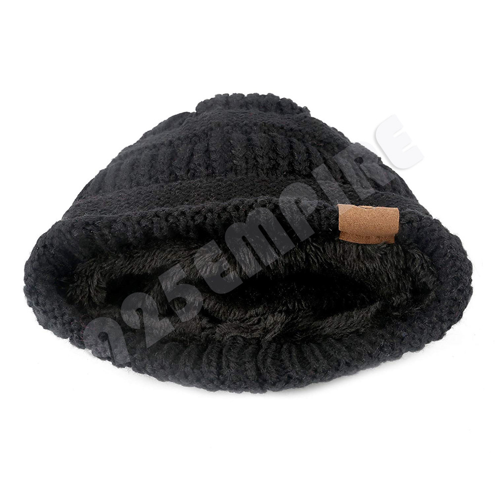 Men's Knitted Skull Baggy Beanie Ski Winter Hat Cap Extra Warm