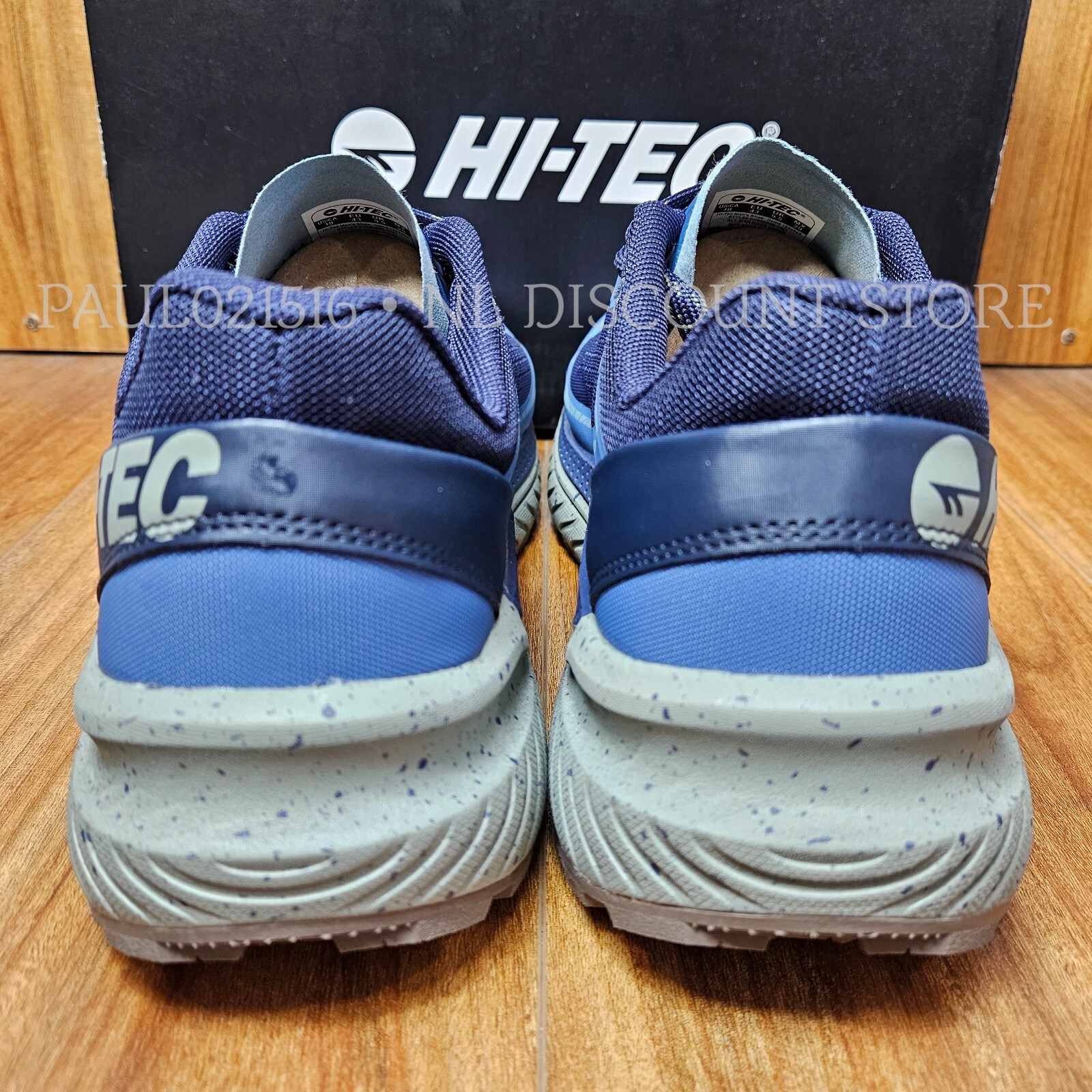 HI-TEC Men's Trail Breathable Mesh Lining Shoes ~ Blue ~ Various Sizes