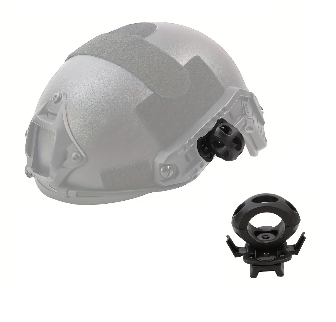 NEW 1" Black 1 Pack Helmet ARC Rail Ring Accessory Mounting Hardware Wing loc
