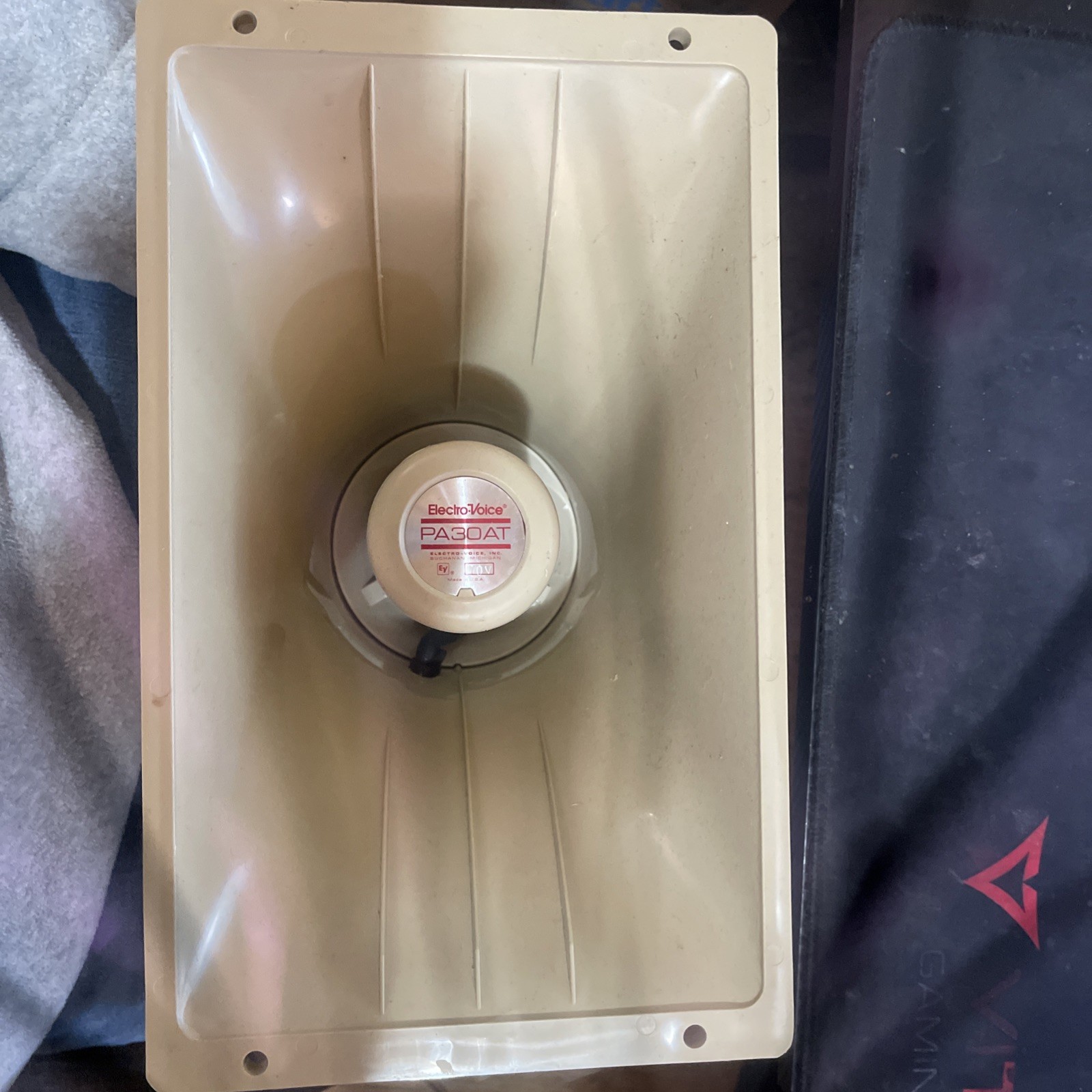 TESTED GOOD Electro Voice PA30A, Paging Projector Speaker, 11" x 6 5/8"