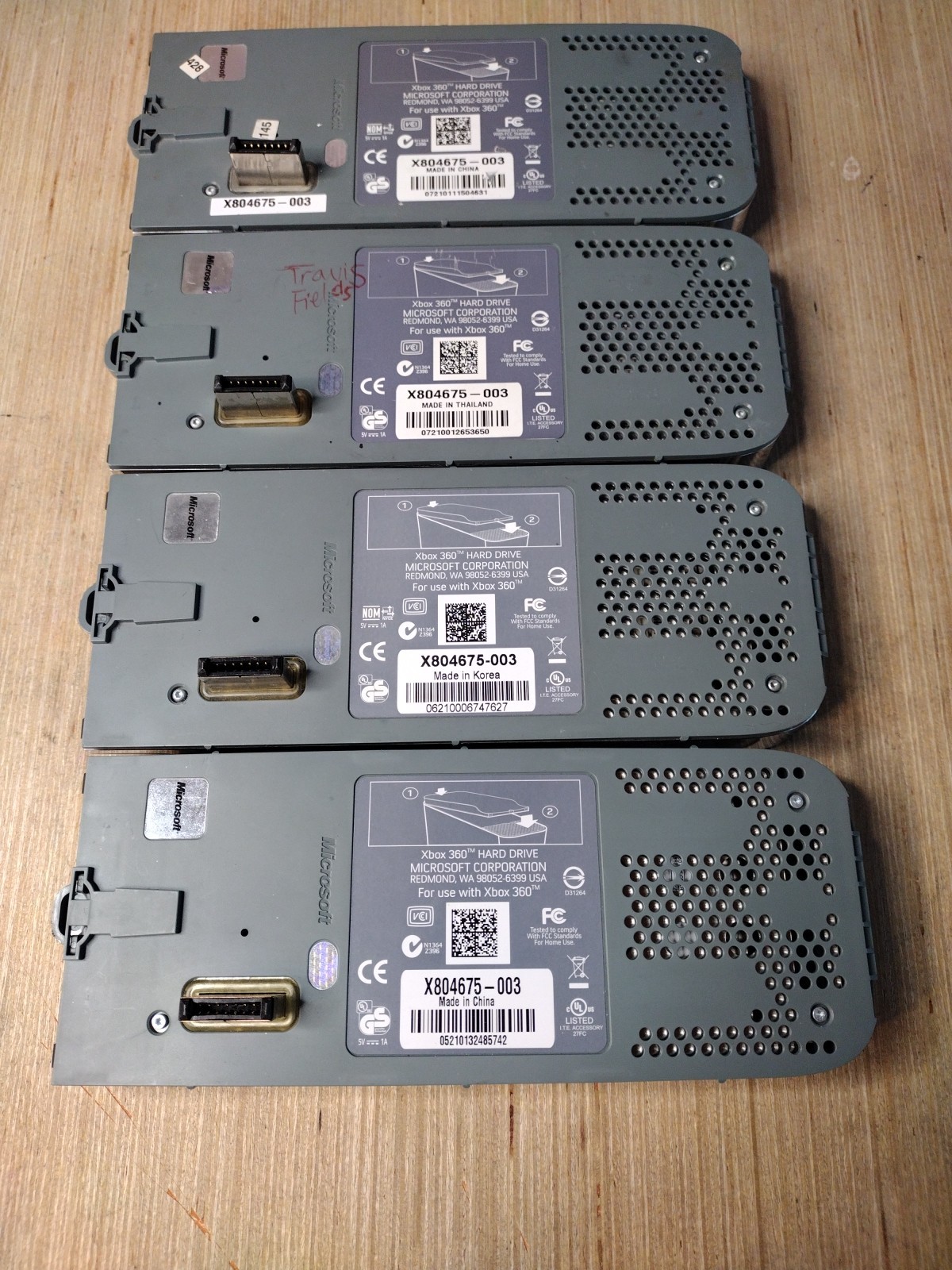 4 Official Microsoft Xbox 360 External Hard Dives Read Description