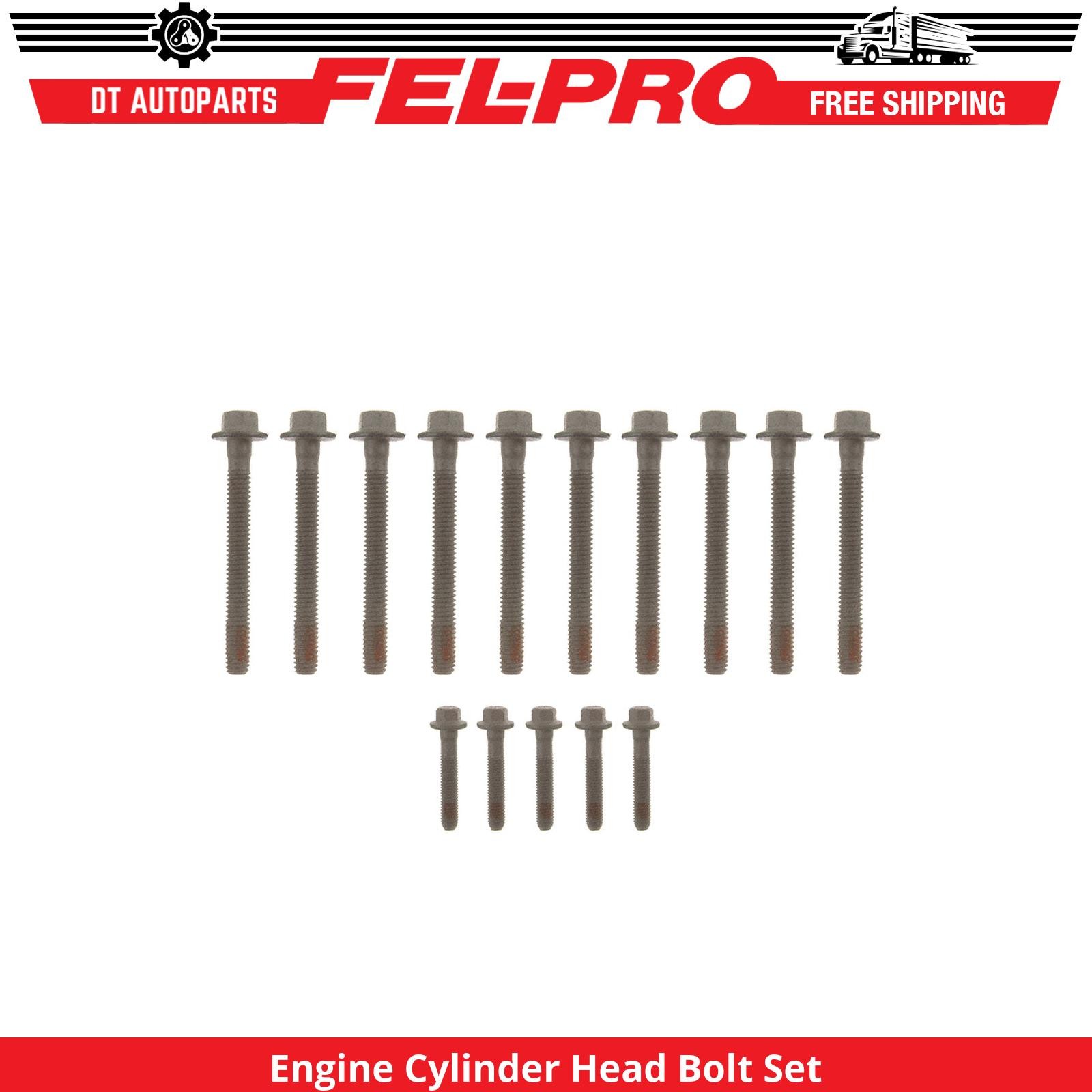 For 2007 GMC Sierra 3500 Classic 6.0L V8 Engine Cylinder Head Bolt Set Fel-Pro