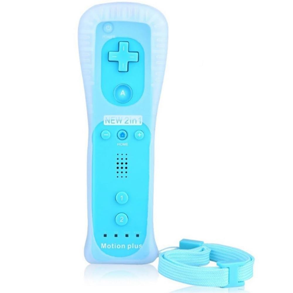 ChamZA Built-in Motion Plus 2 in 1 Wireless Remote Controller Gamepad for Wii/Wi