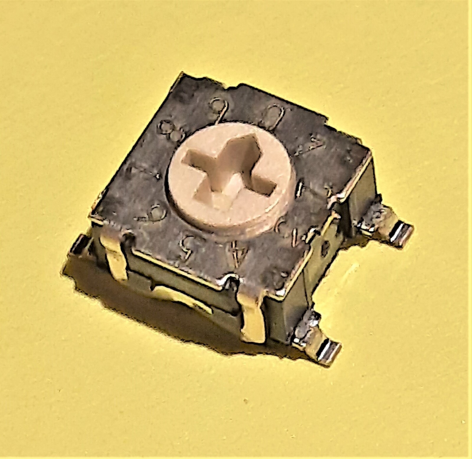 C&K RTE1000G14 SMD Rotary DIP switch 10-Position BCD code 100mA 30V  Flush Rotor