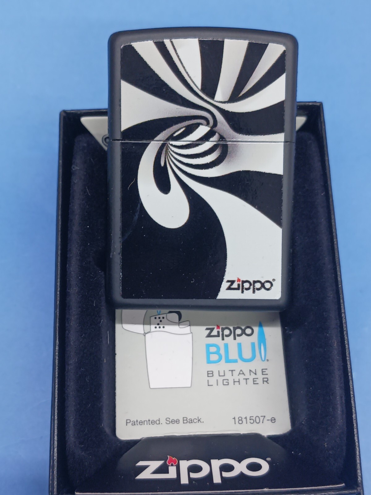 Zippo Spiral Black Matte 28297