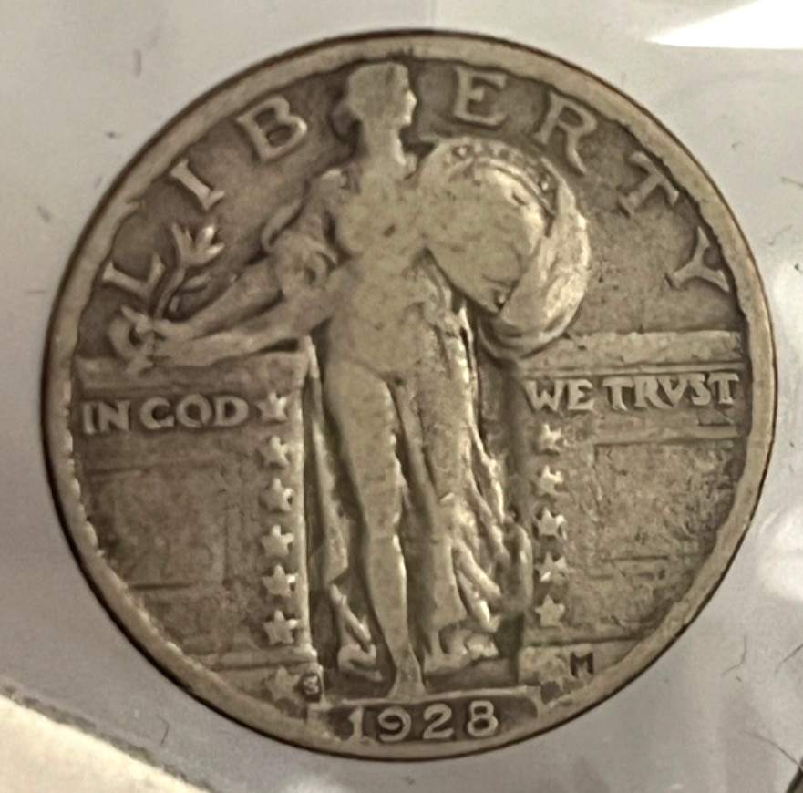 1928 S  - STANDING LIBERTY SILVER QUARTER