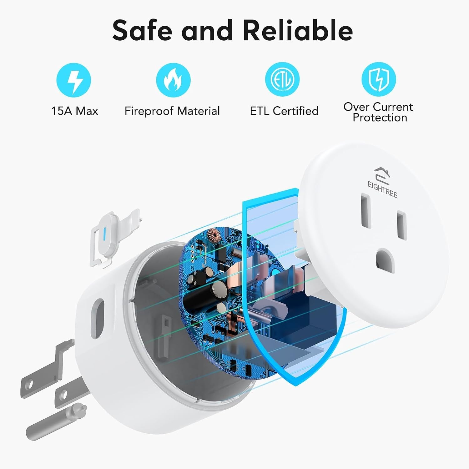 Mini Smart Socket for Remote Control & Scheduling - Effortless Energy Management