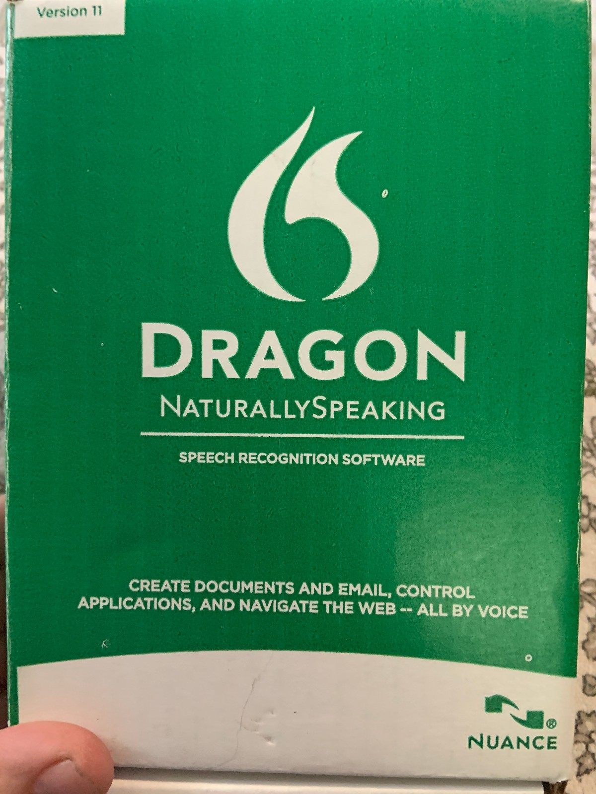 Dragon - Naturally Speaking Version 11 w/box and Headset