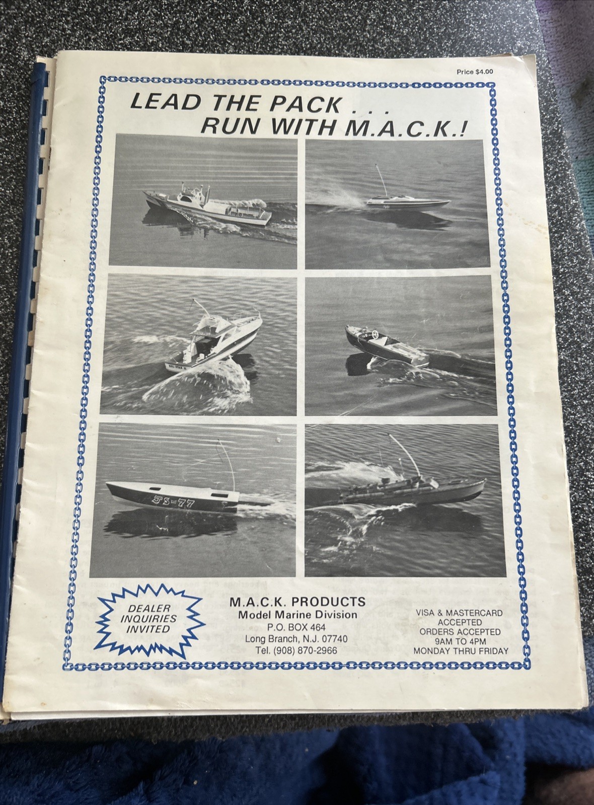 M.A .C.K. Products Model Marine Div Division 1993 Catalog - With Price Sheets