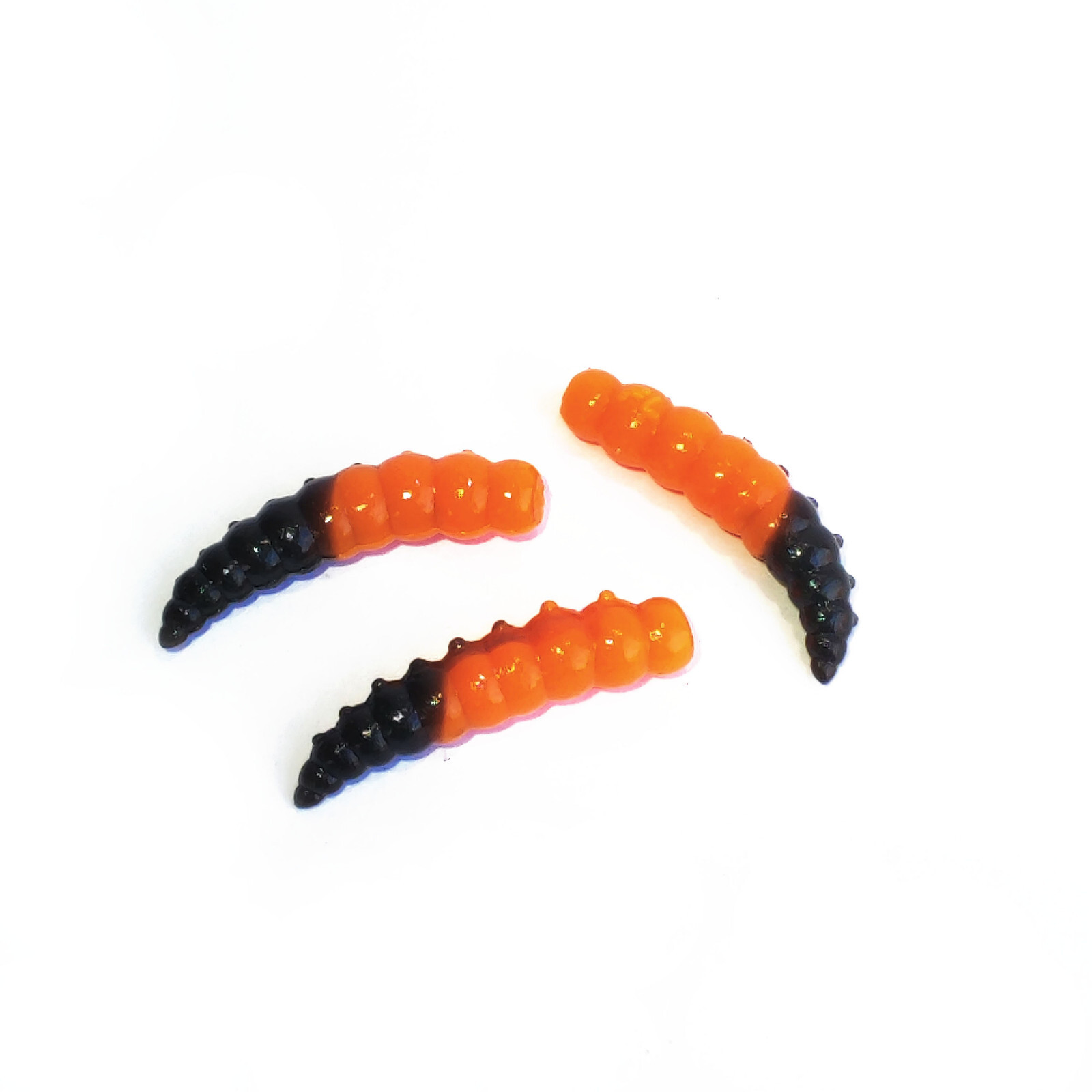 Fresh Lures Junior 1.2" Area Trout Maggot Soft Bait – Bicolor Floating Cheese