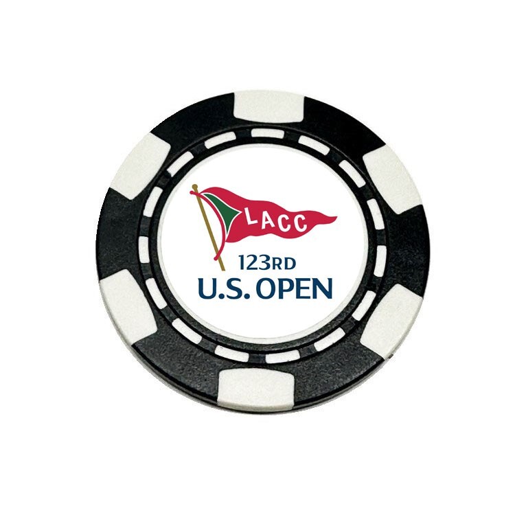 2023 US Open LACC LA Country Club Dia-magnetic Clay Poker Chip Golf Ball Marker