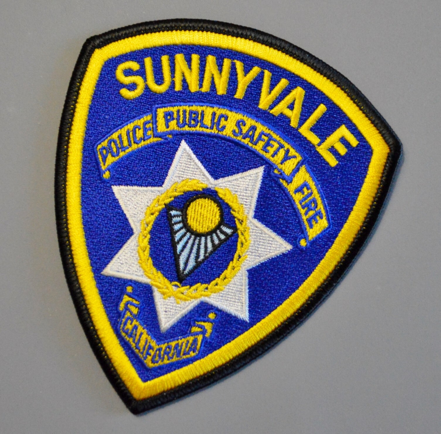 Sunnyvale California Public Safety 2016 Short Lived Version A Patch ++ Mint CA