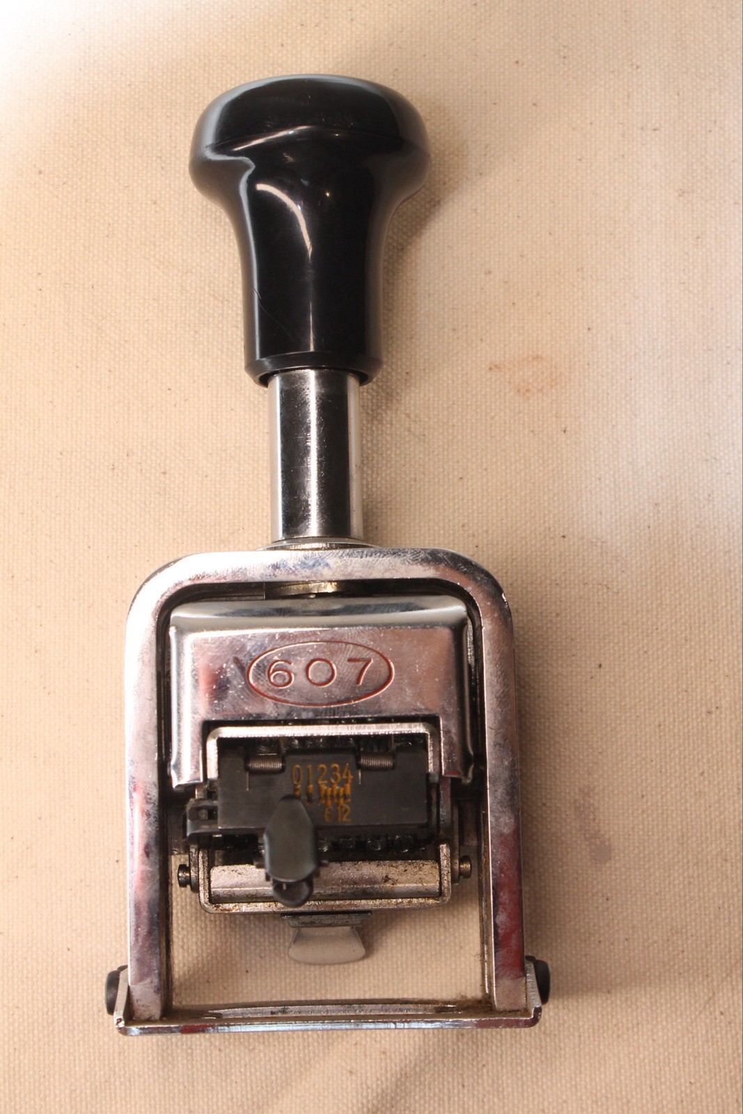 Vintage Bostitch by Textron Regal #607 Six (6) Wheel Numbering Machine