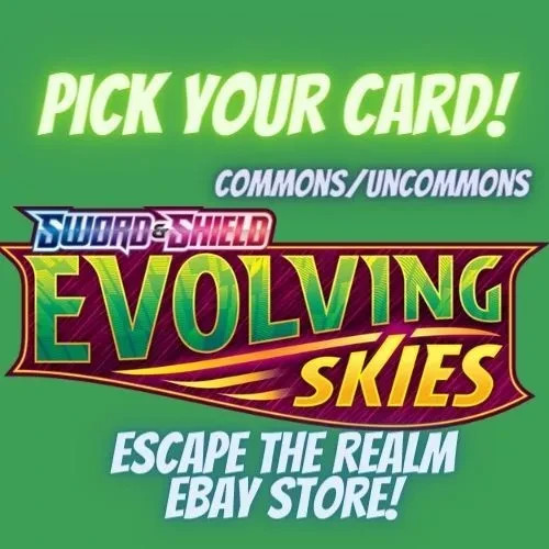 2021 Pokemon TCG - Evolving Skies - Base - Pick Your Card - Complete Your Set