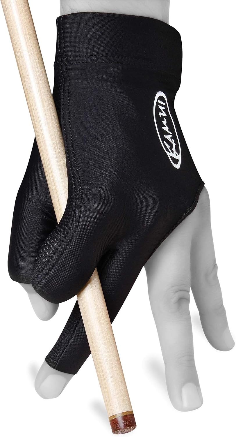 Black Left Hand Billiard Glove