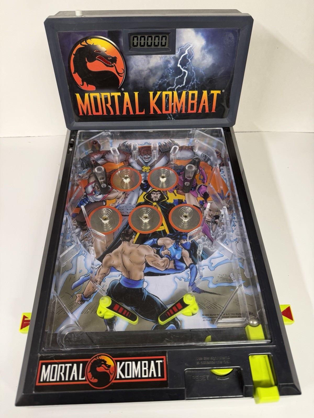 Mortal Kombat Vintage 90’s Tabletop Pinball Machine Game