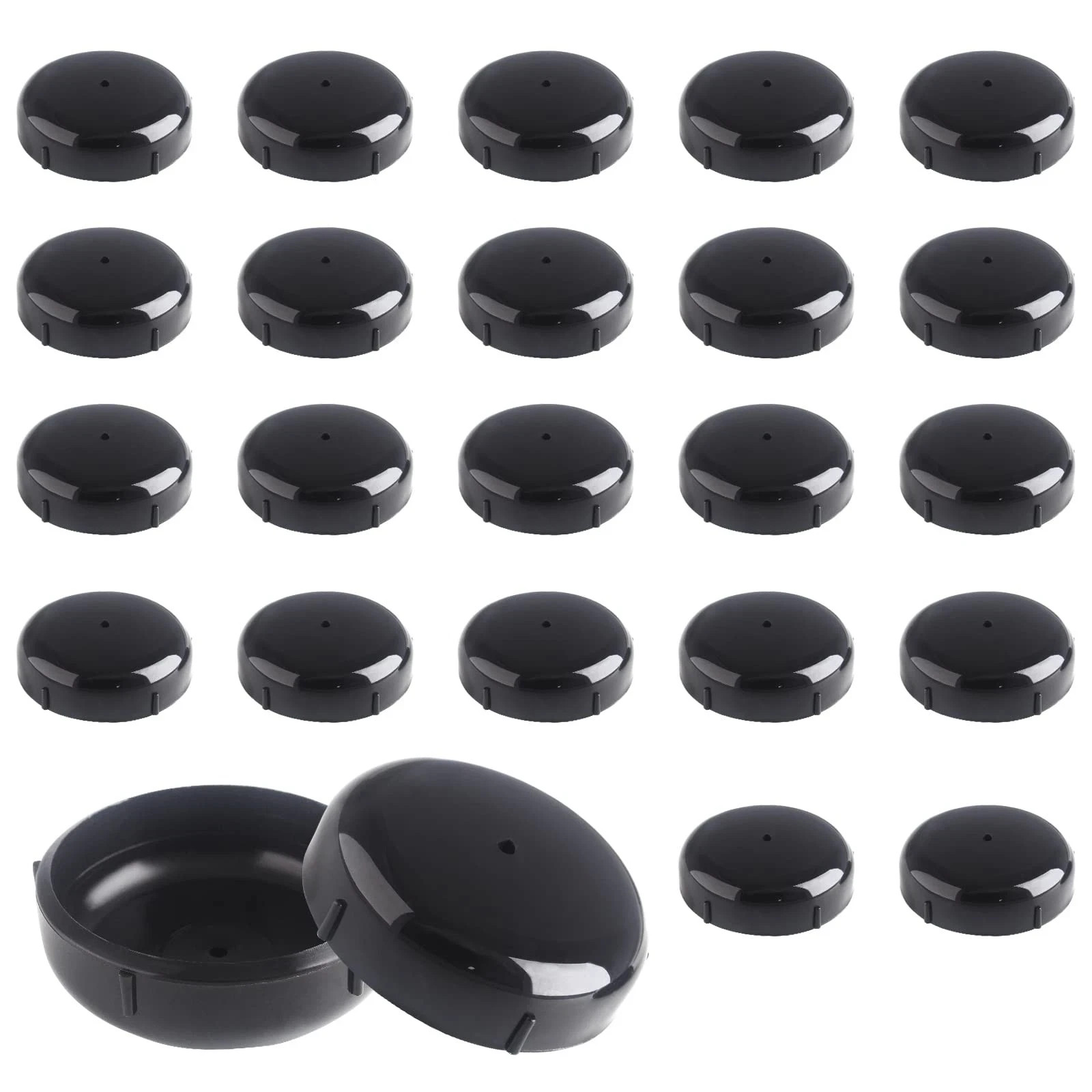24 Pack 1.5" Wrought Iron Patio Furniture Feet Round Chair Leg Floor Protectors