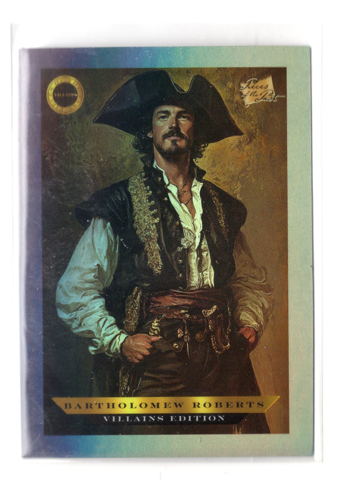 2025 Pieces of the Past Villains Edition #B-408 Bartholomew Black Bart Roberts