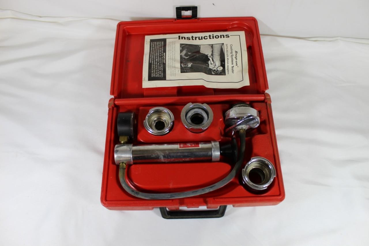 Snap-On Cooling System Tester SVTS-262 with 45mm Adapters