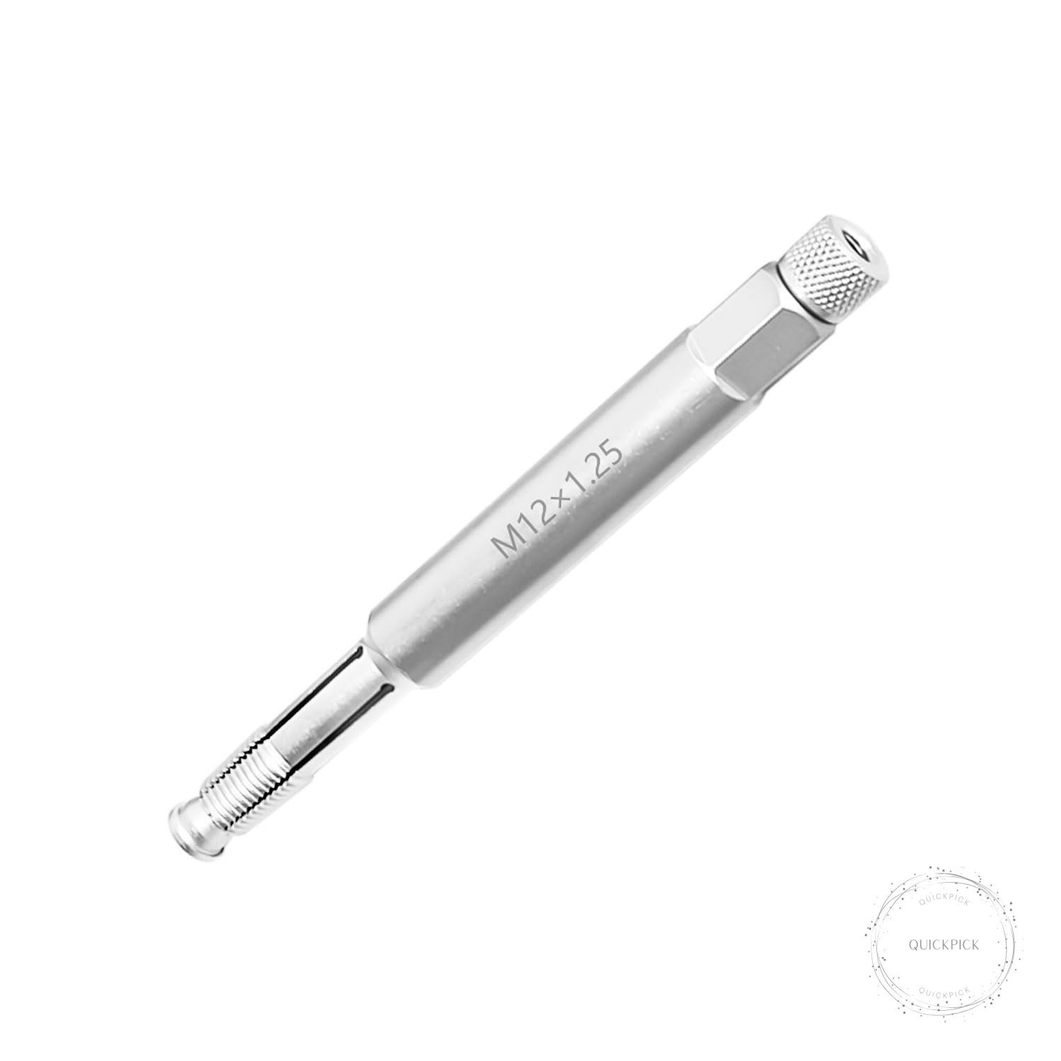 12mm Back Tap Spark Plug Thread Repair Tool M12x1.25 Thread Chase Tap for Repair