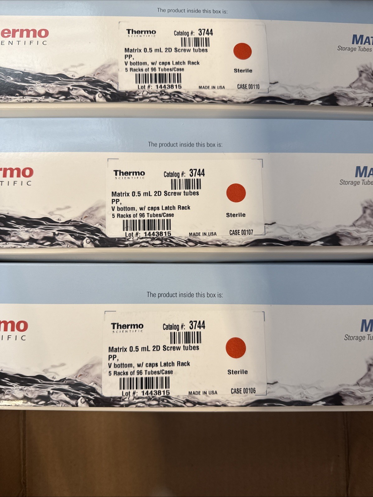 Thermo Fisher 3744 Matrix Tubes