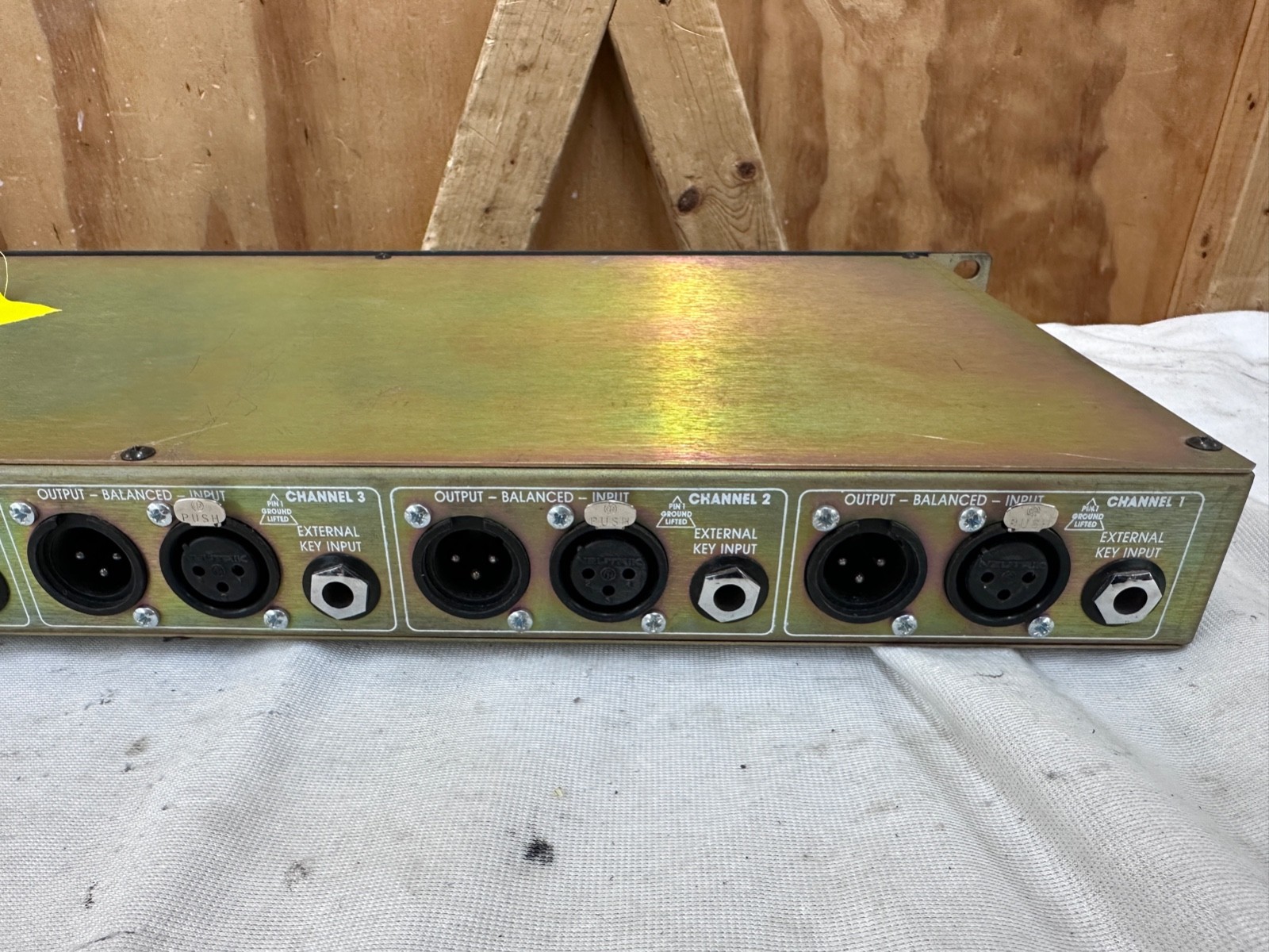 BSS DPR504 #1, Tested - Channel 4 is Not Working, Missing Knob on Ch. 1 - READ