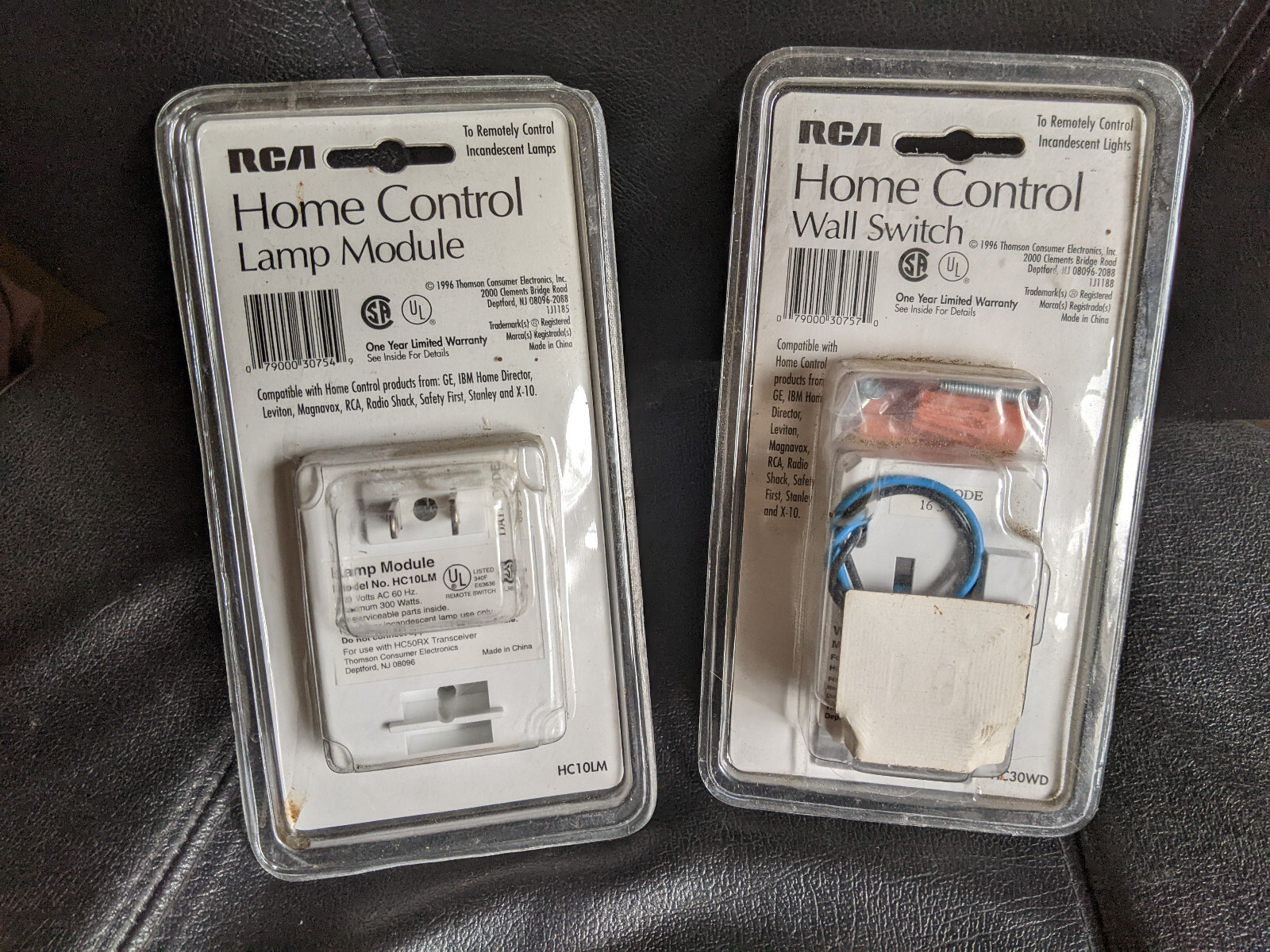 X-10 lamp module and wall switch combo