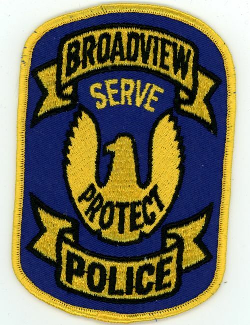 ILLINOIS IL BROADVIEW POLICE NICE SHOULDER PATCH SHERIFF