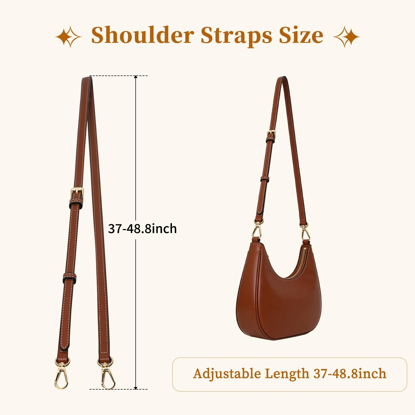 Straps Compatible with Dooney and Bourke Accessories | Genuine
