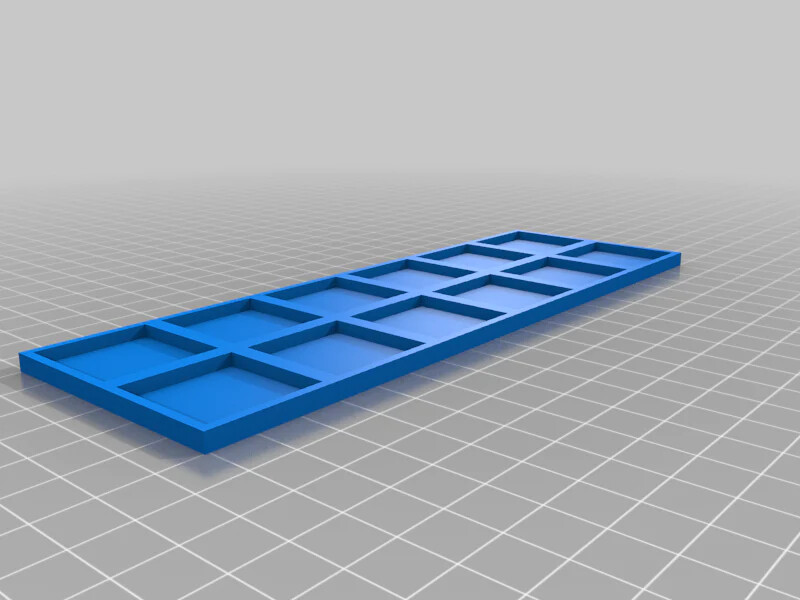 25mm Square To 30mm Square Base Conversion Movement Trays - old world compatible