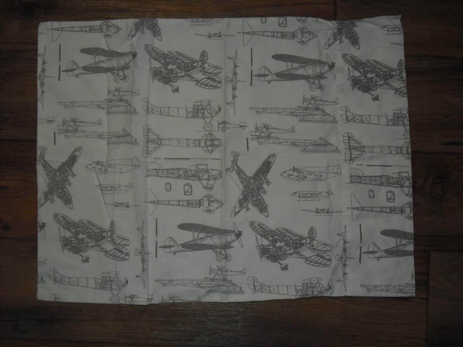 Restoration Hardware Baby & Child Airplane Pillowcase 19 X 25 100% Cotton