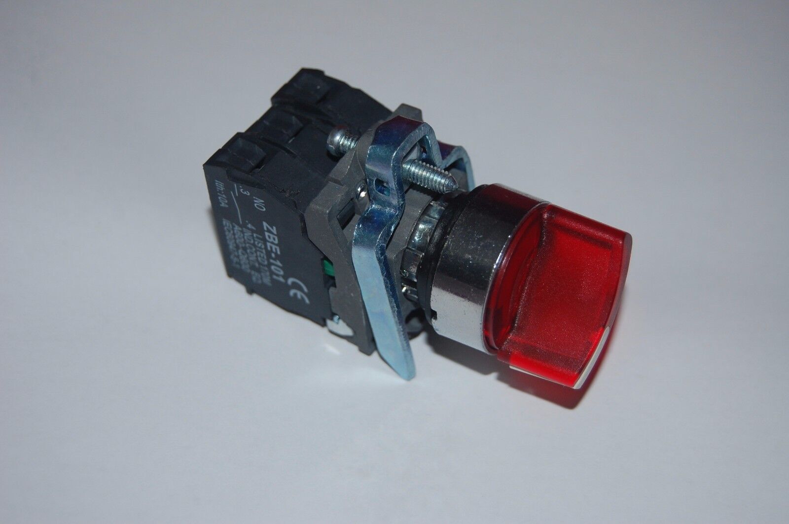 22mm ILlUMINATED Selector switch 3 Position Fits RED XB4BK154G5 120V Momentary