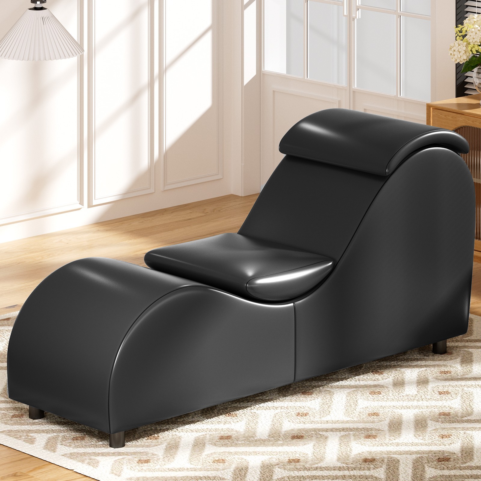 Zafly Curved Sofa Sex Chair Yoga Recliner Ergonomic Yoga Sofa Yoga Chair Lounge