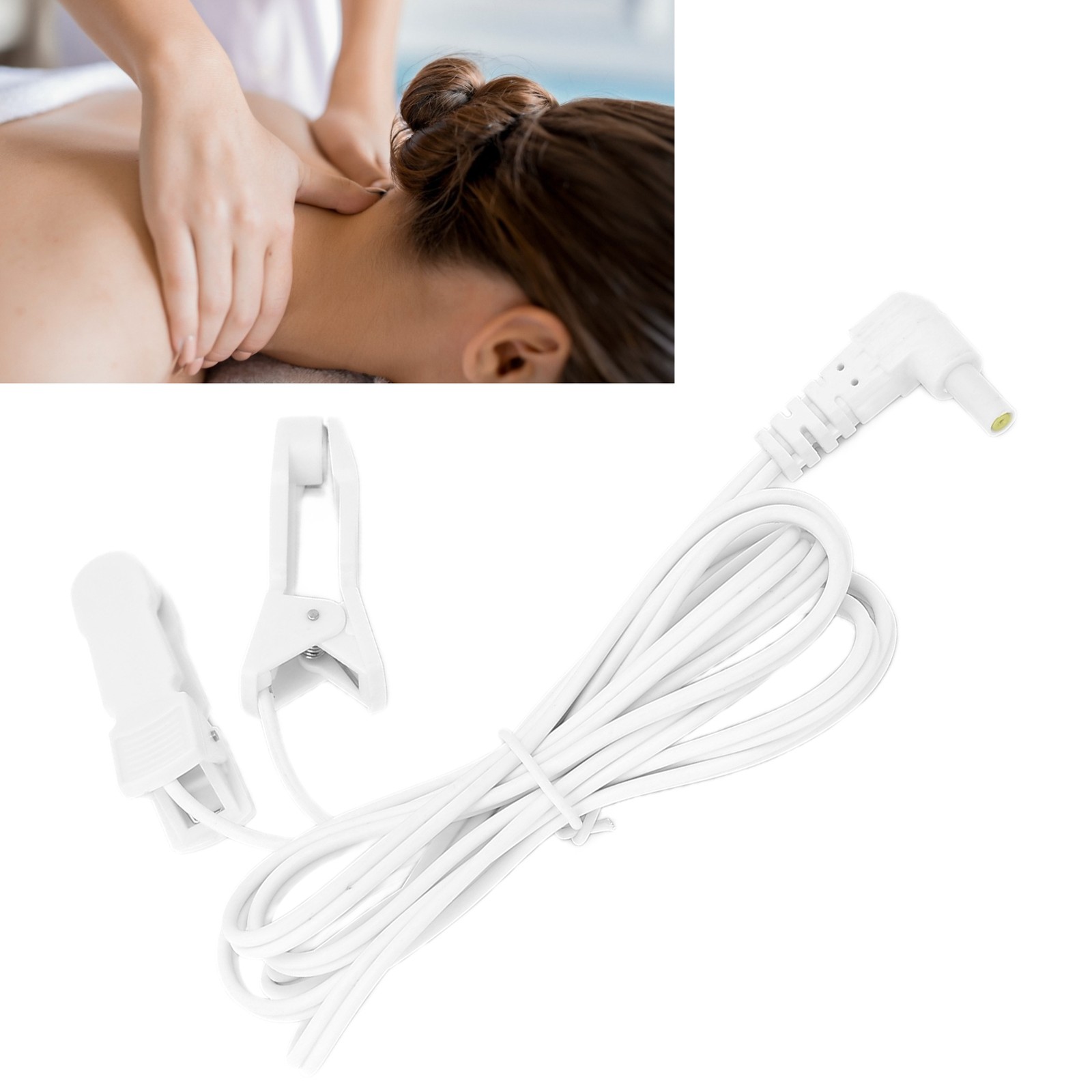 1 TENS Ear Clip Durable Connection Cable For Digital Therapy Machine