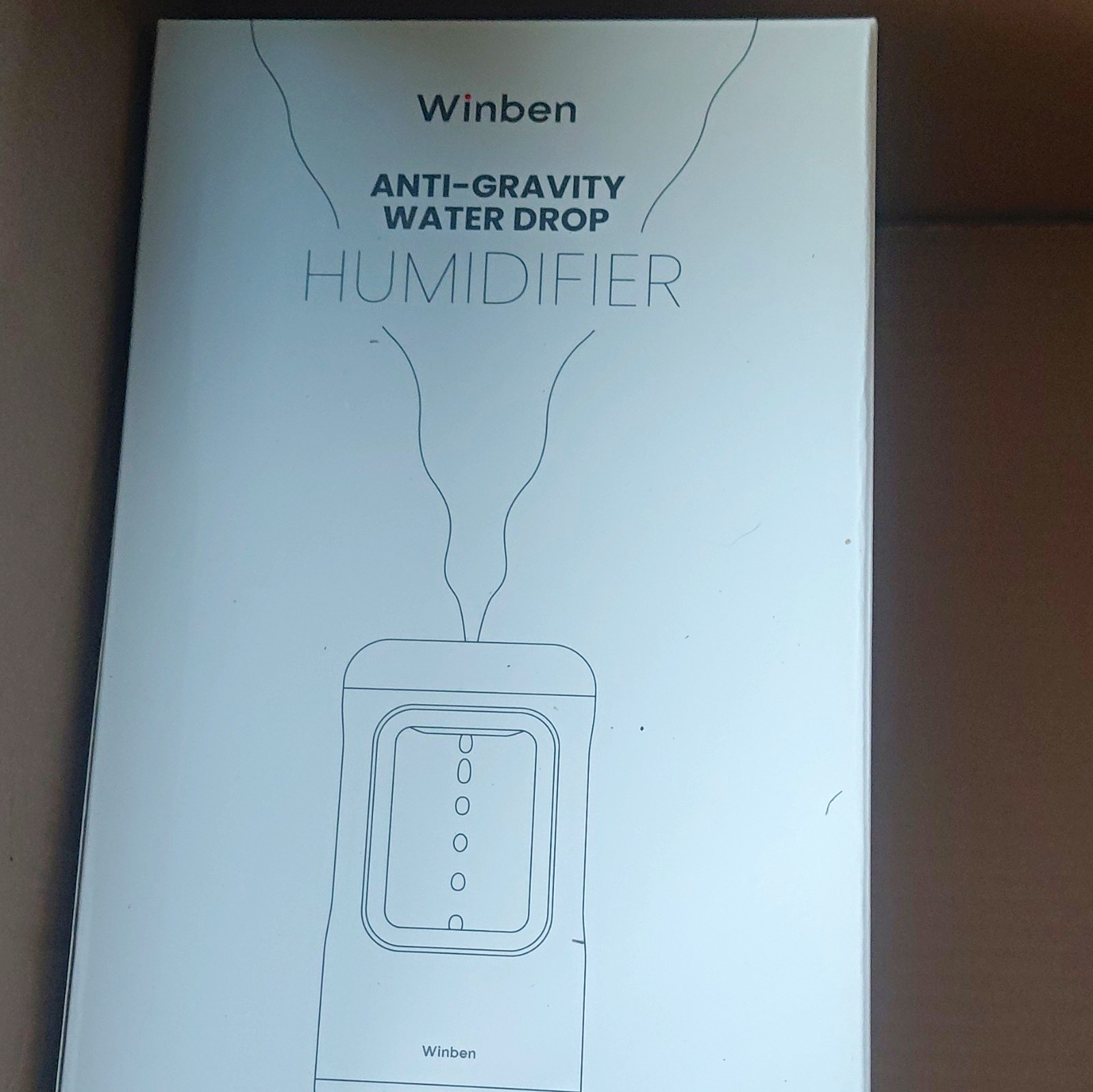 Winben Anti-Gravity Water Drop Humidifier Ultrasonic Mist 600ml Green