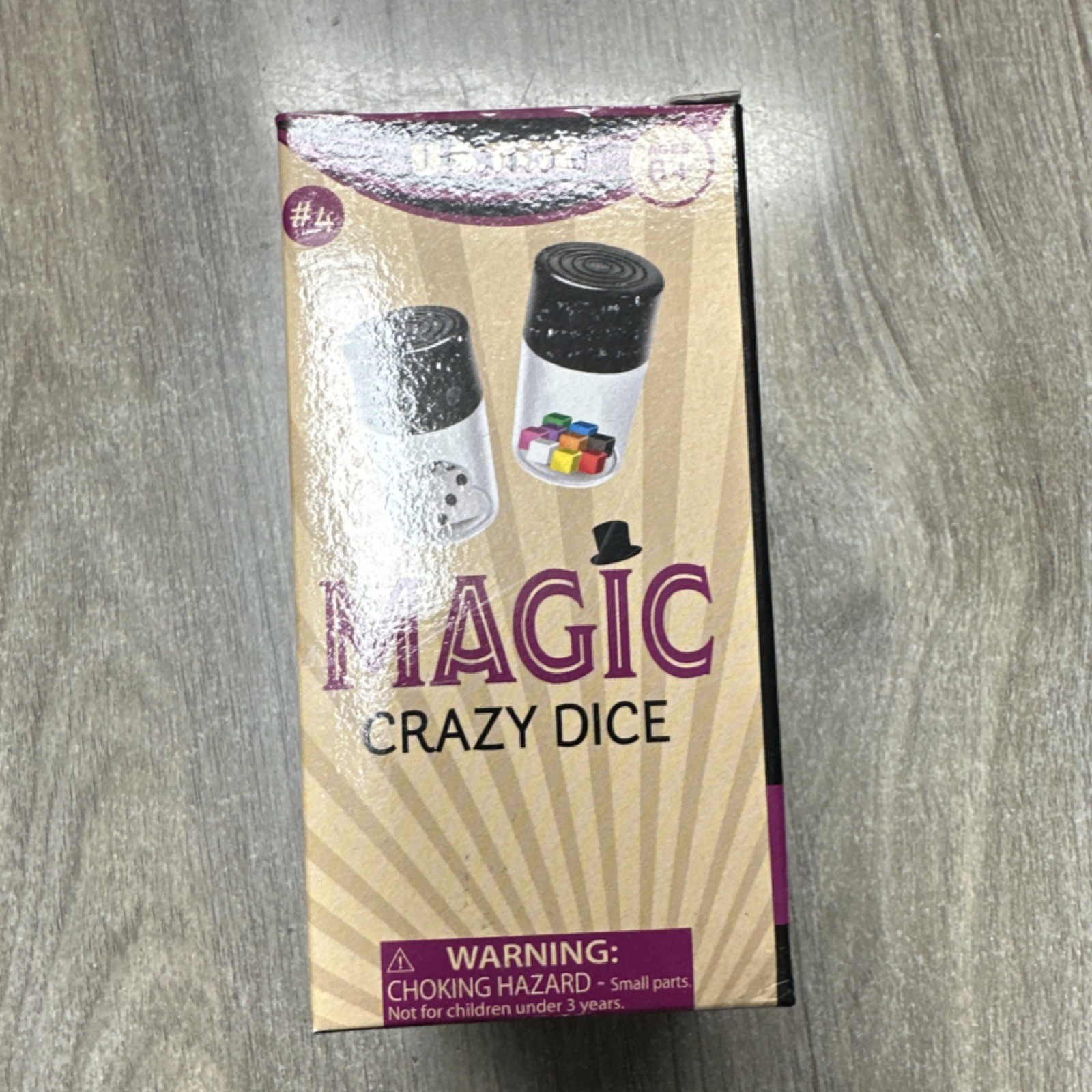 Magic Crazy Dice Trick Toy Cube Explosion Magical Color Change for Ages 6+