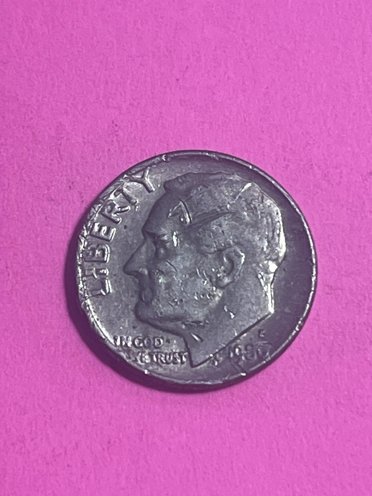1965 No Mint Mark Roosevelt Dime TRIPLE Strike Multiple Errors