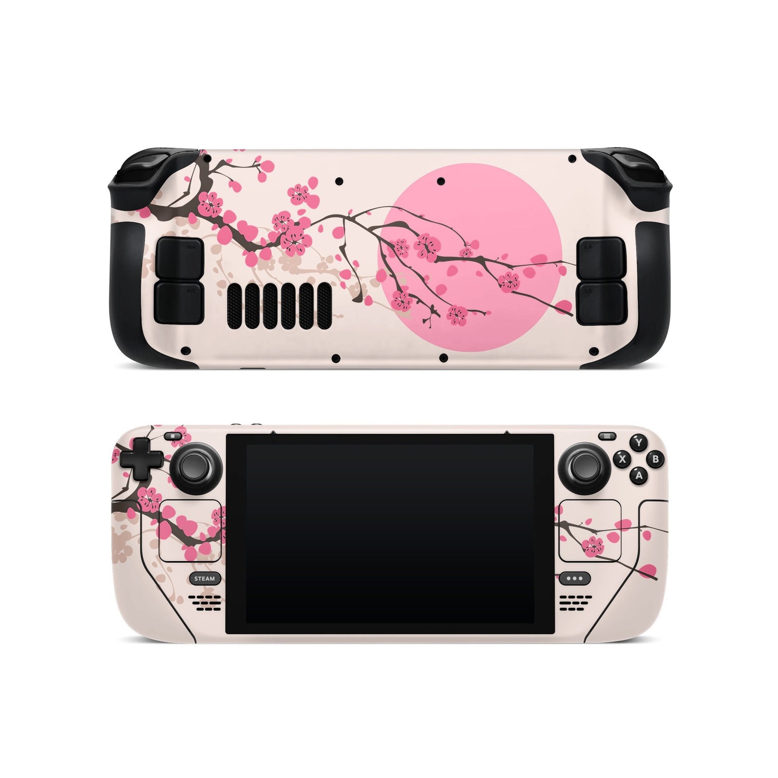 Steam Deck Vinyl Skin: Cherry Blossom Design 3M Decal Full Wrap