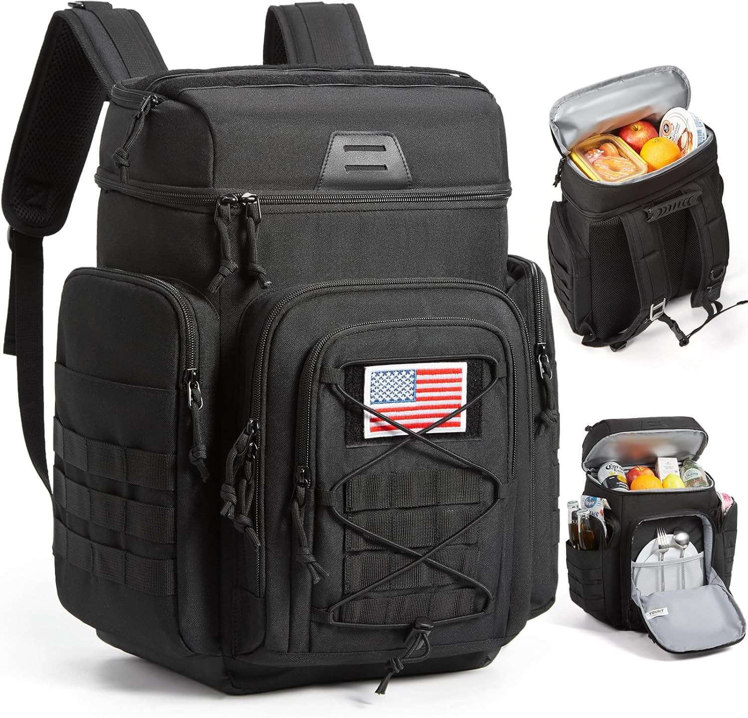 30L (42 Cans) Tactical Cooler Backpack – Military-Grade Insulated Back Pack with