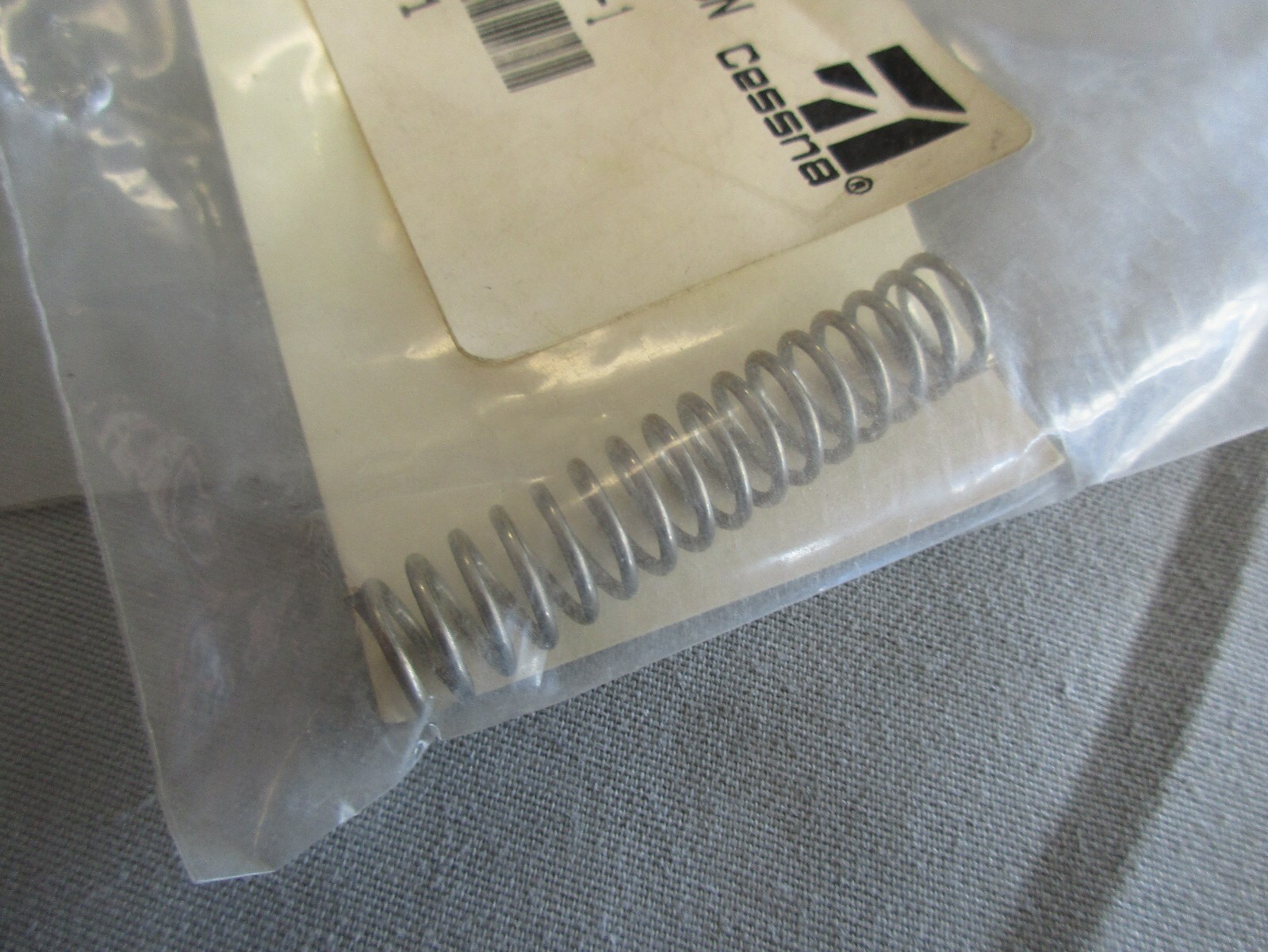 Cessna Aircraft Spring, P/N 0756012-1 (TA) New Surplus