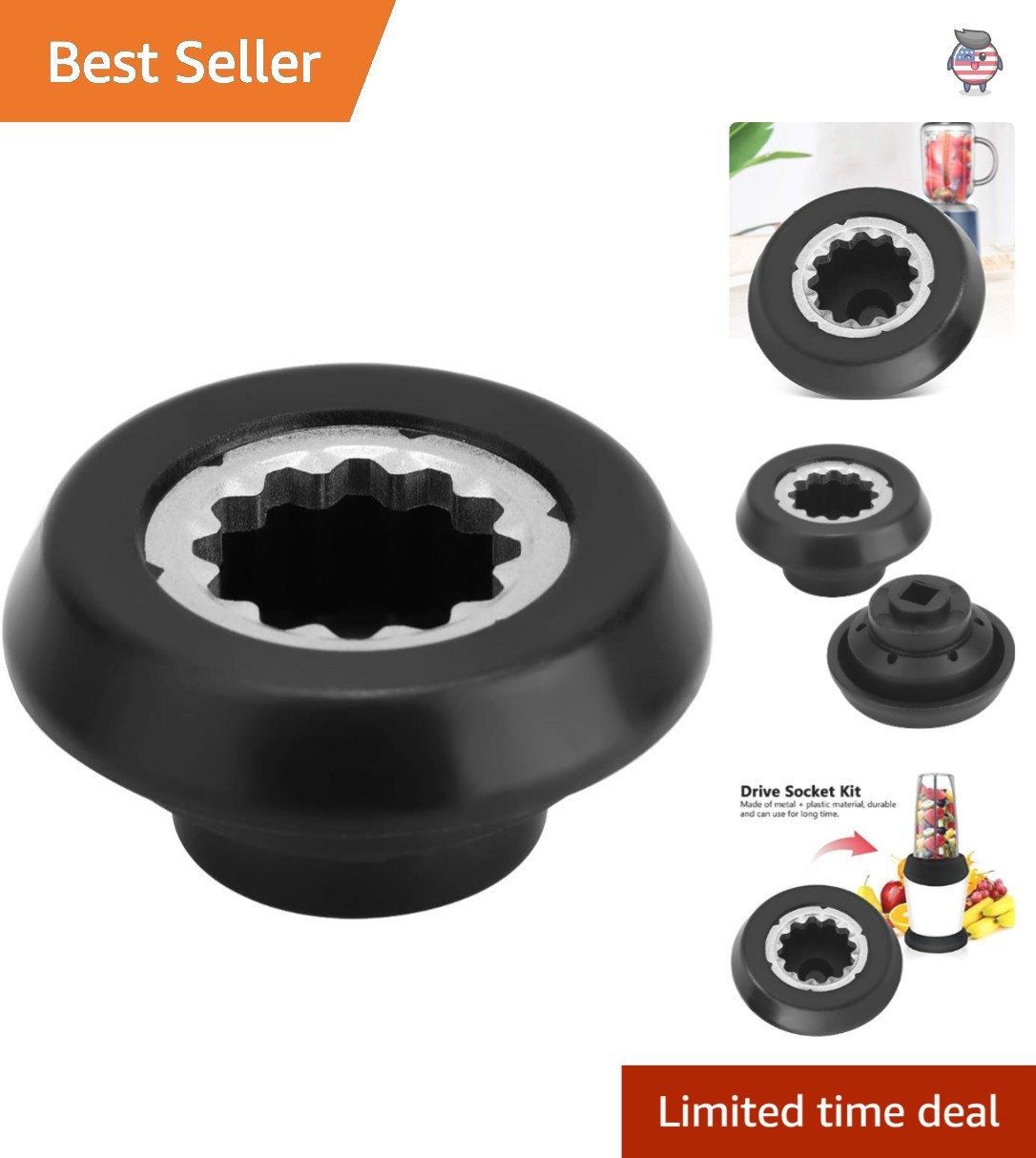 Drive Socket Kit for 1700W RX Blenders - Easy Installation Replacement