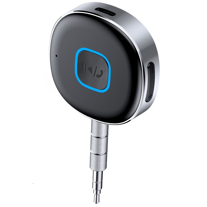 Bluetooth Audio Receiver Wireless Adapter AUX/Rechargeable for Speaker Headsets