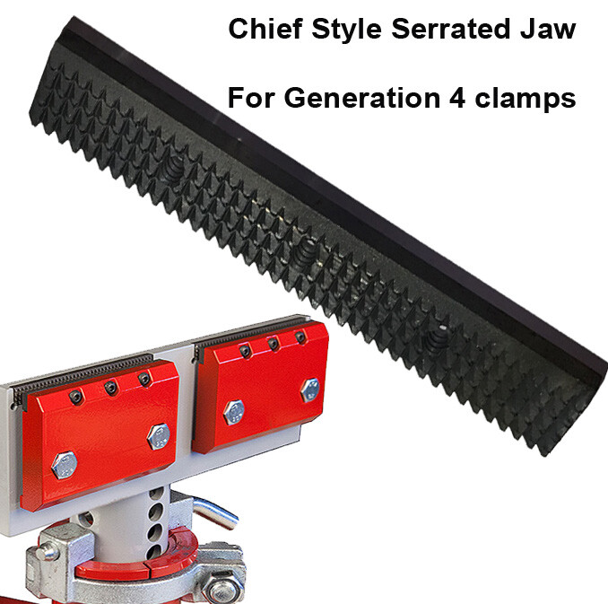 Replacement Serrated Jaw / Grip for Chief Style Clamps - G4