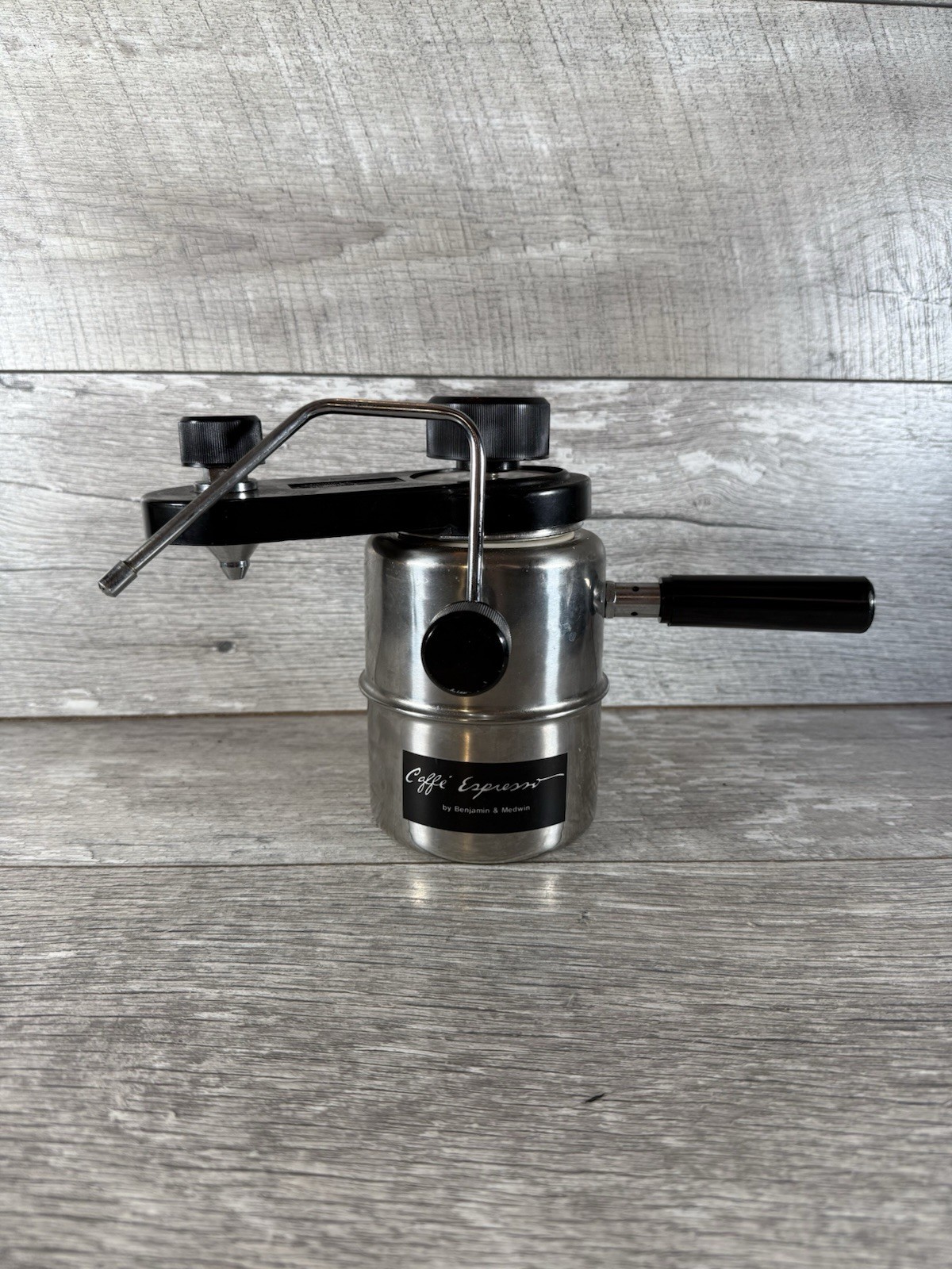 VTG Benjamin Medwin Caffe Espresso Machine Stovetop Coffee Cappuccino Camping