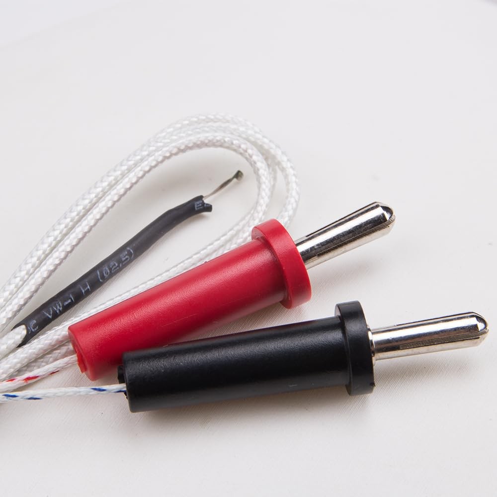 2 PCS K-Type Temp Sensor Thermocouple Mini Connector Measuring Range -50C-350C
